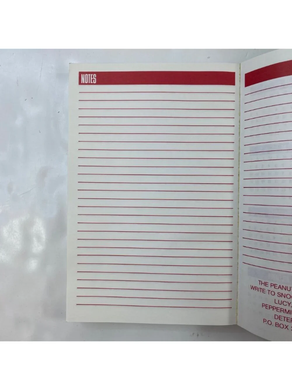 Peanuts Charles M. Schulz Snoopy 1980 Day By Day Journal Diary Hardcover